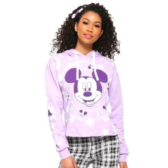 Disney Tops - Disney Mickey Mouse‎ Celestial Girls Hoodie junior size small